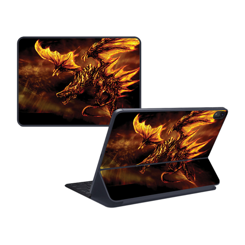 MightySkins APIPSK1118-Golden Dragon Skin for Apple iPad Pro Smart Key