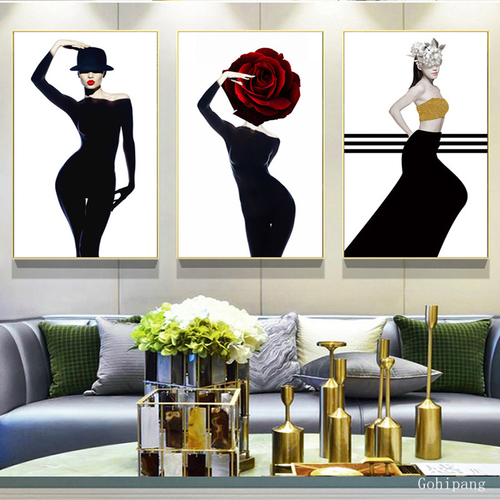 Modern Beauty Makeup Canvas Print