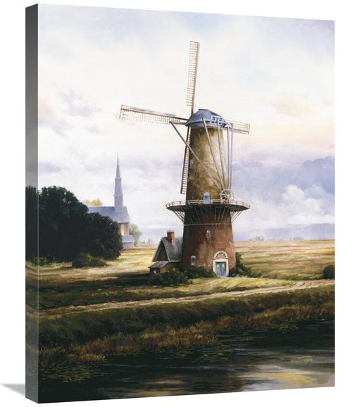 Global Gallery GCS-115770-2228-142 22 x 28 in. Breeze Over Zeeland Art