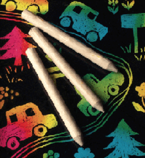 Scratch Art SAPS25 Wood Sticks, 25 Piece