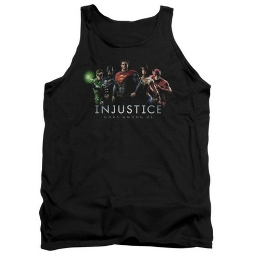 Trevco Injustice Gods Among Us-Injustice League Adult Tank Top- Black 