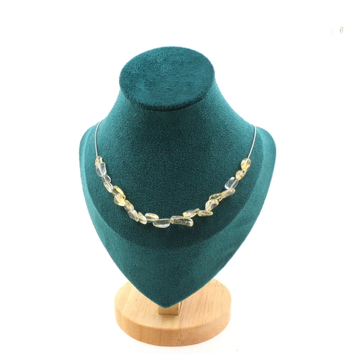 Citrine from Brazil 20 beads necklace. 