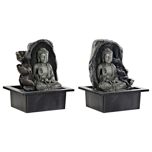Garden fountain DKD Home Decor 21 x 17,5 x 25 cm Buddha Resin Oriental
