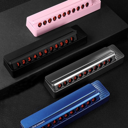 Rylybons Car Luminous Digital Temporary Parking