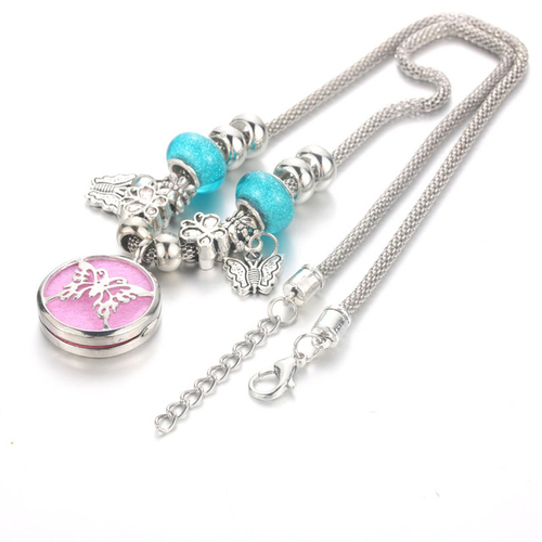Silver Beaded Snake Chain Necklace 25mm Perfume