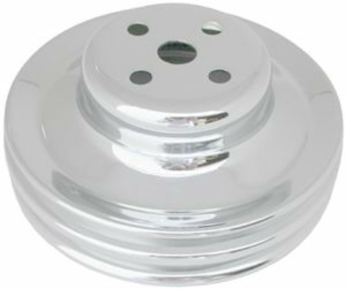 Racing Power RPCR8975 2V Water Pump Pulley for Ford 289, Chrome