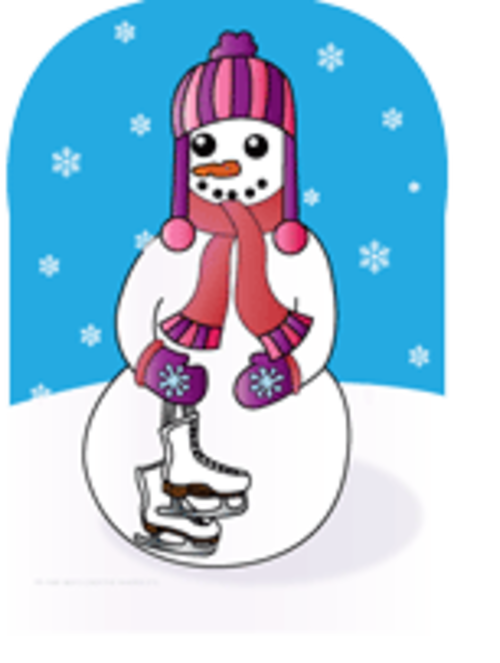 Creative Shapes Etc SE-7989 4.5 x 4 in. Mini Notepad, Snow Women -
