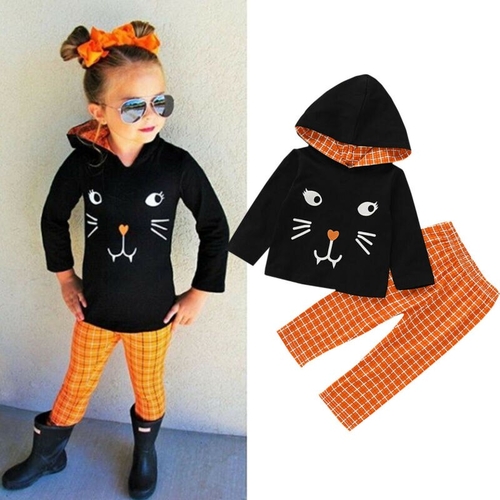 Halloween Toddler Infant Baby Girl Clothes Sets 1