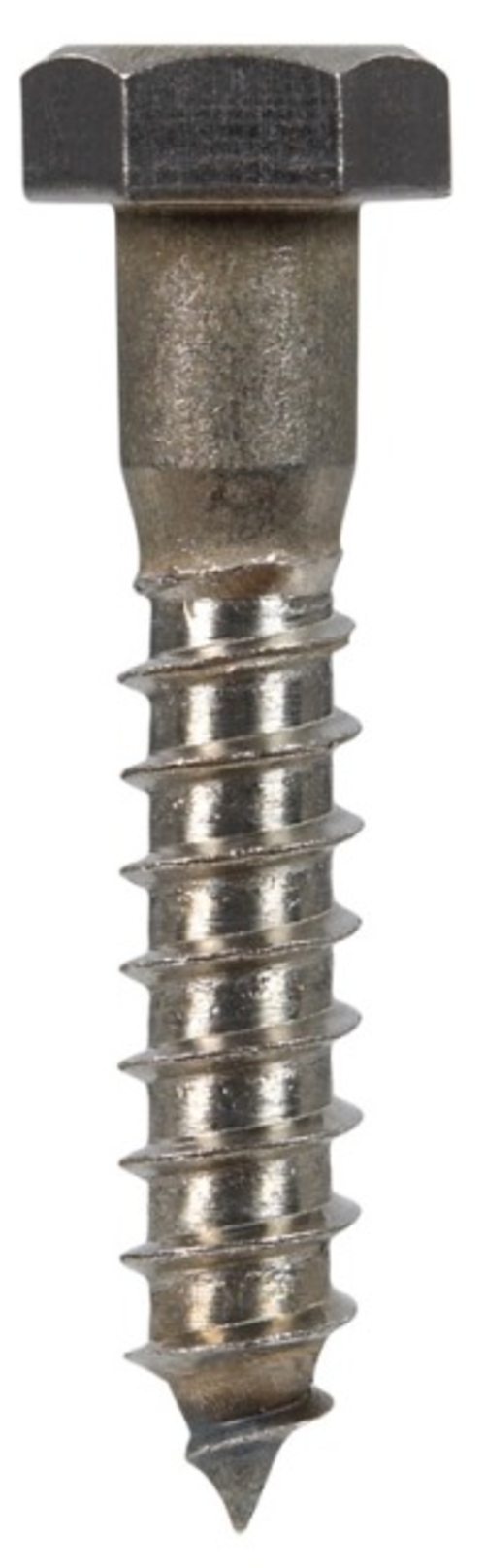 Hillman 832066 0.375 x 2 in. Hex Head Lag Bolt  Stainless Steel