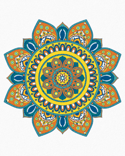 Paint by Numbers - MANDALA V