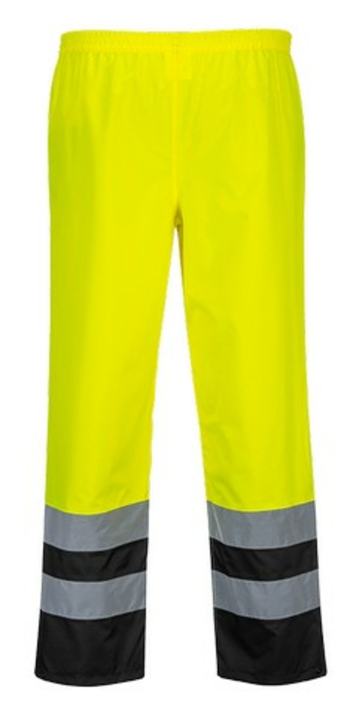 S486 3XL Hi-Visibility 2-Tone Traffic Trouser, Yellow & Black - Re