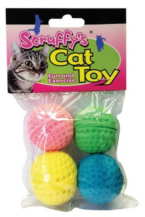 Boss 04467 Vo-Toys Sponge Balls Cat Toys  