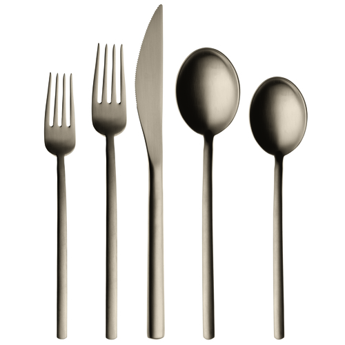 CUTLERY SET 5 PCS  DUE ICE CHAMPAGNE