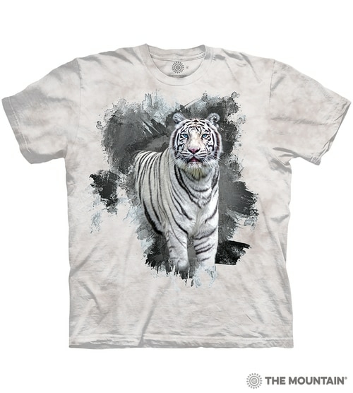 The Mountain 1064713 Grey Eyes of Ice Adult Classic Tee - Extra Large