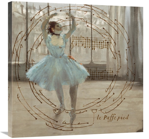 Global Gallery GCS-453937-3030-142 30 x 30 in. Degas Dancers Collage 3