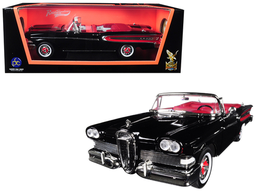 1958 Edsel Citation Convertible Black 1/18 Diecast Model Car by Road