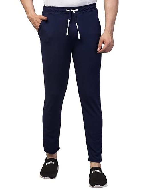 BLUE Men's Regular Fit Trackpants SIZE L