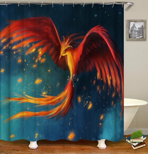 The Magnificent Phoenix Shower Curtain