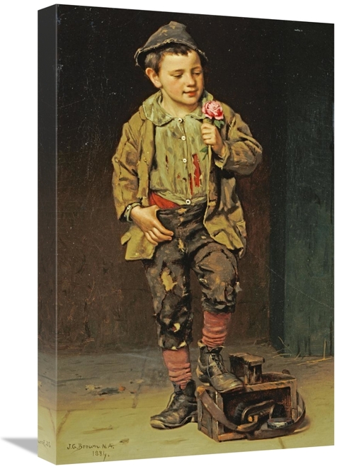 Global Gallery GCS-267794-22-142 22 in. Shoeshine Boy Art Print - John