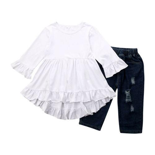 2 8Y Toddler Infant Kids Baby Girl Clothes Sets