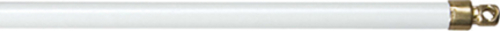 Newell KN640-1 11 - 19 in. Swivel End Sash Rod, White