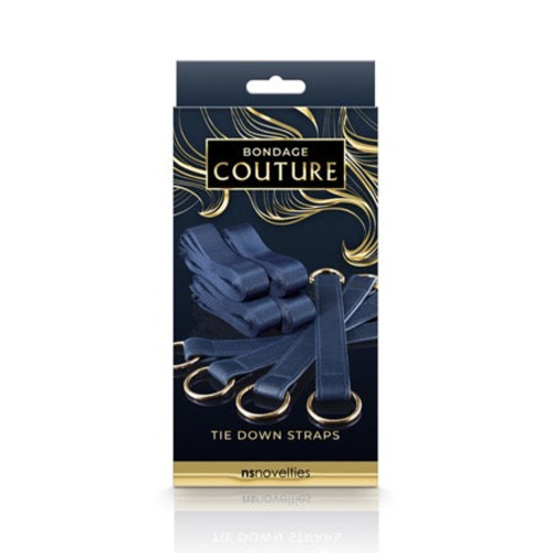 Bondage Couture Tie Down Straps Blue