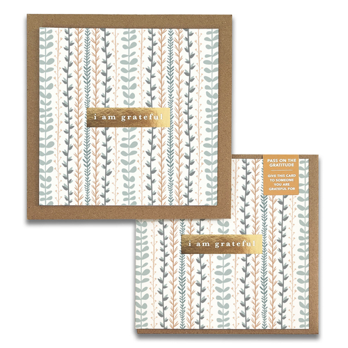 Grow Green Gratitude Greeting Cards