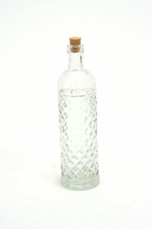 Distinctive Designs GL-H3013B 12 in. Clear Anise Bottle