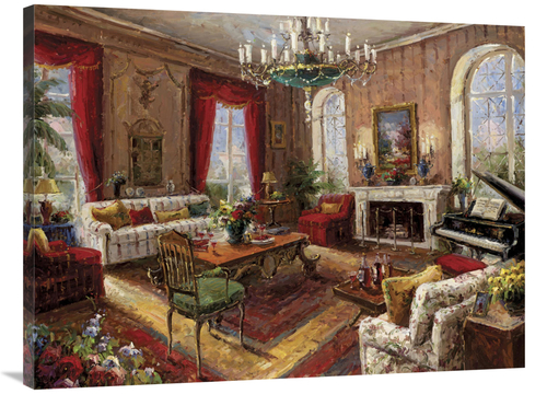 Global Gallery GCS-132393-3040-142 30 x 40 in. Classic Salon I Art Pri