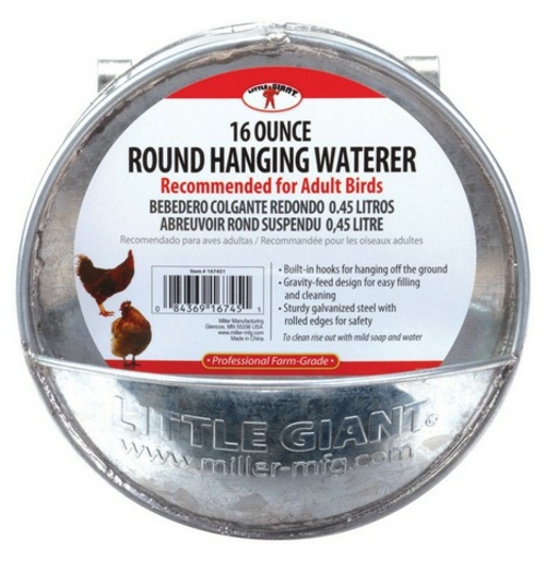 Little Giant 167451 Galvanized Round Hanging Feeder