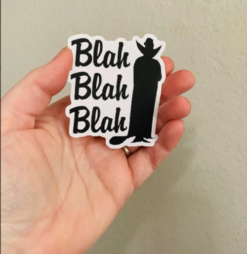 Blah Blah Blah-Hotel Transylvania Sticker/Magnet