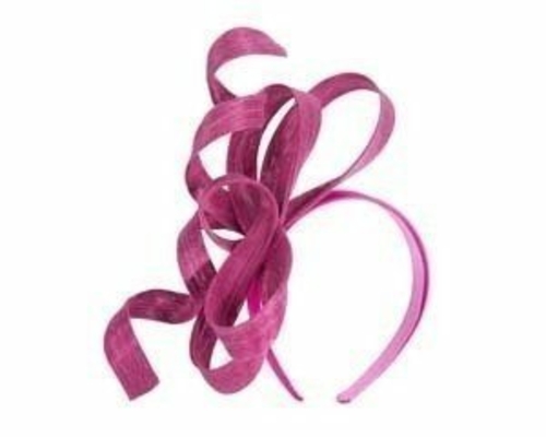 Exclusive fuchsia fascinator