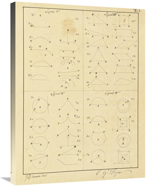 Global Gallery GCS-453972-2432-142 24 x 32 in. Plate 1 for Elements of