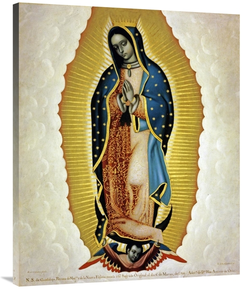 Global Gallery GCS-267814-40-142 40 in. La Virgen De Guadalupe Art Pri