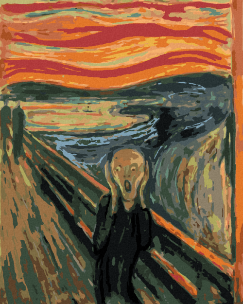 Paint by Numbers - THE SCREAM II (E. MUNCH)