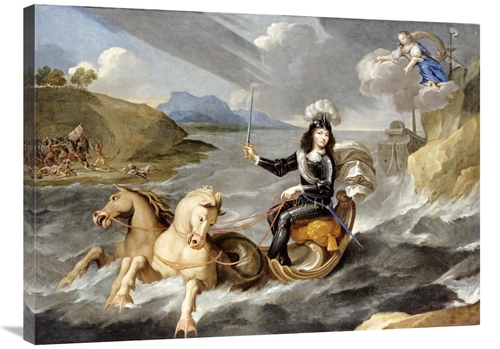 Global Gallery GCS-266944-36-142 36 in. An Allegory of King Louis XIV 