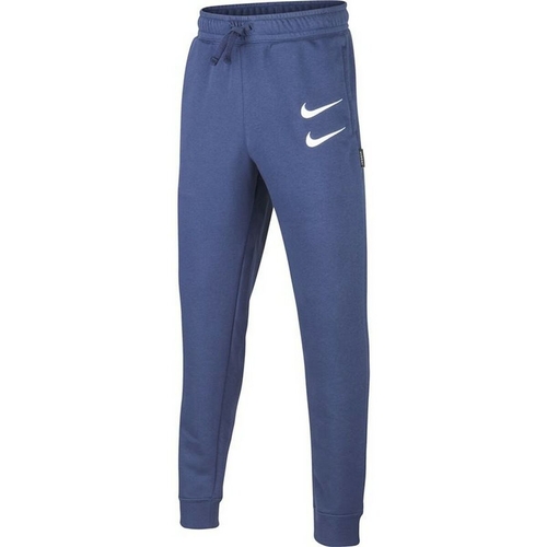 Children's Tracksuit Bottoms Nike Swoosh Dark blue