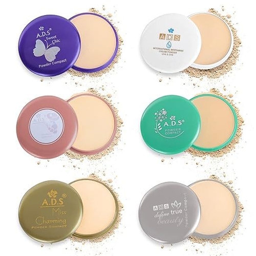 White Radiance Face Powder Compact Pack of 6
