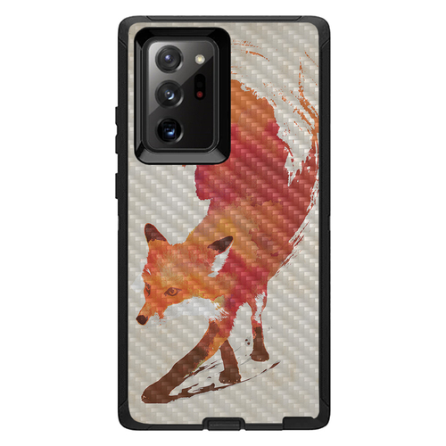 MightySkins CF-OTDSAGNO20UL-Vulpes Fox Carbon Fiber Skin for Otterbox 