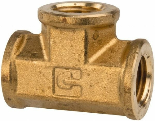 Barjan 07443025 1.2 in. Pipe Tee, Brass