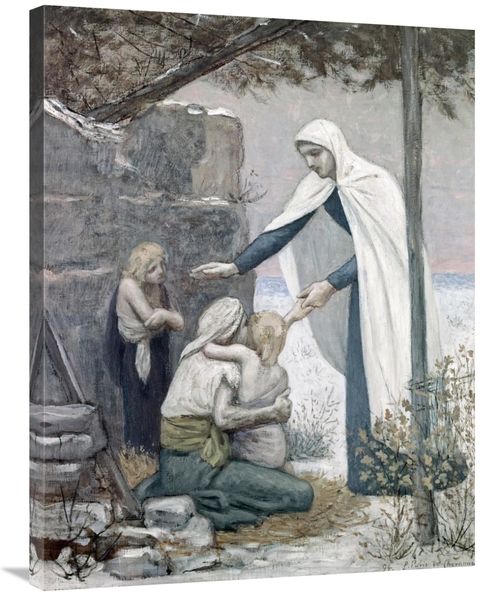 Global Gallery GCS-279495-36-142 36 in. Charity Art Print - Pierre Puv