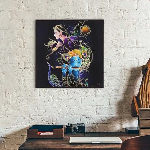 Golden Embossed Wall Painting For Home Decoration,Paintings For Living