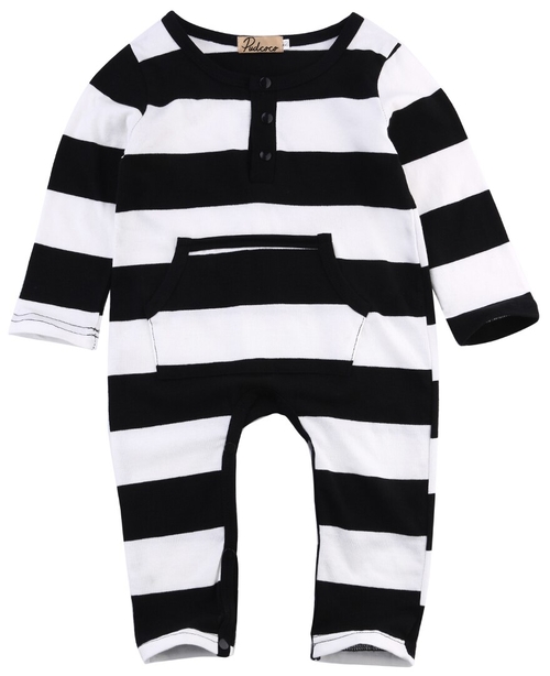 Love Pocket Stripe Kids Baby Boys Girls