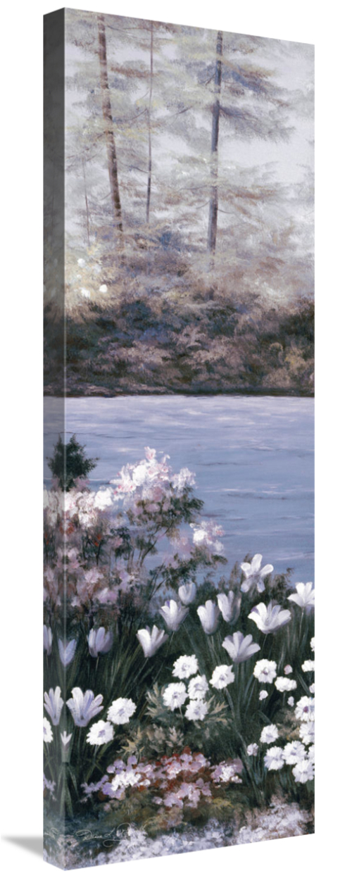 Global Gallery GCS-127839-1236-142 12 x 36 in. Blooming Isle Panel I A