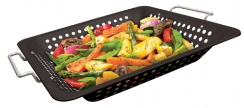 Onward Grill Pro Square Porcelain Coated Grill Top Wok  98121