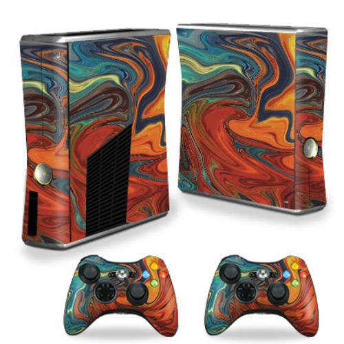 MightySkins XBOX360S-Lava Water Skin for Xbox 360 S Console - Lava Wat