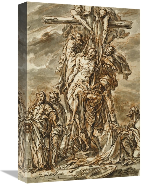 Global Gallery GCS-456814-1218-142 12 x 18 in. Descent From the Cross 