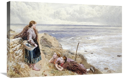 Global Gallery GCS-266336-30-142 30 in. Cullercoats Cliffs Art Print -