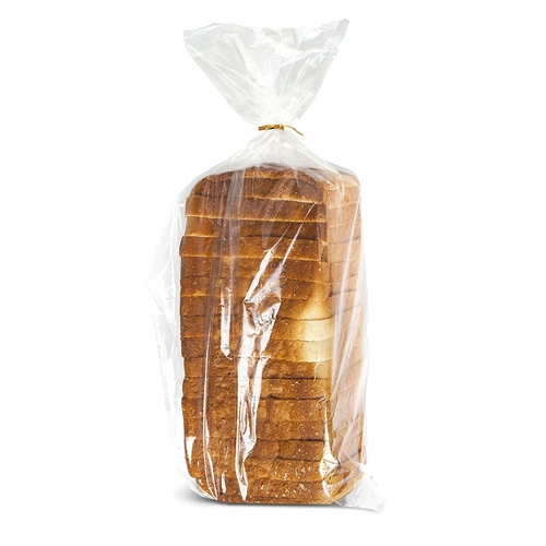 Pack of 100 Poly Bakery Bread Bags 5.5 x 4.75 x 15 Clear Gusseted Bags