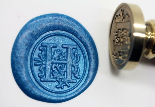 Alphabet Letter " H " Wax Seal Stamp , Sealing wax stamp